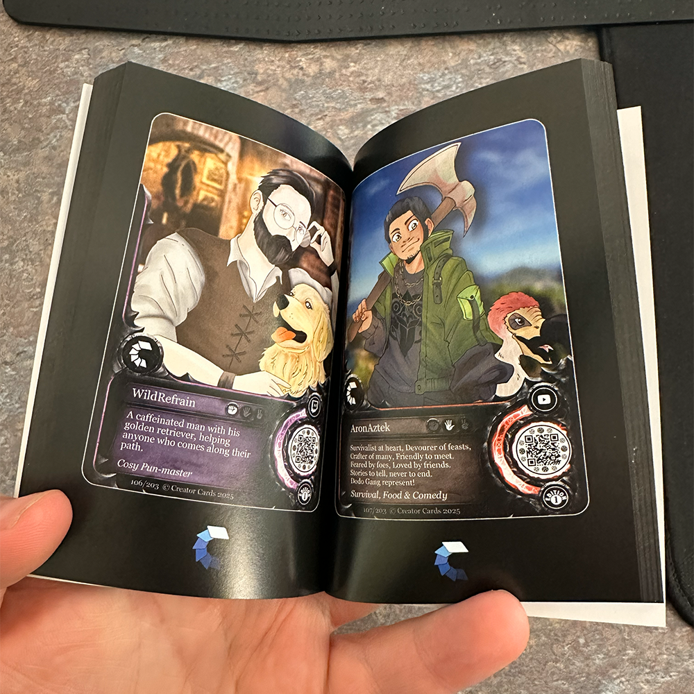 Creator Cards Collection Booklet – Full Regular Set Guide