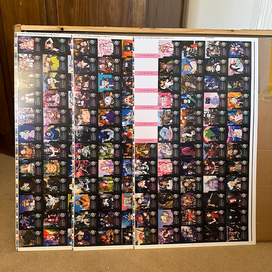 Uncut TCG Card Sheets – Full Creator Set (4 Sheets)