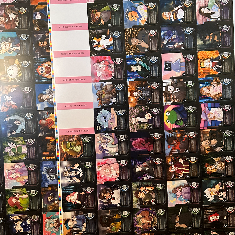 Uncut TCG Card Sheets – Full Creator Set (4 Sheets)